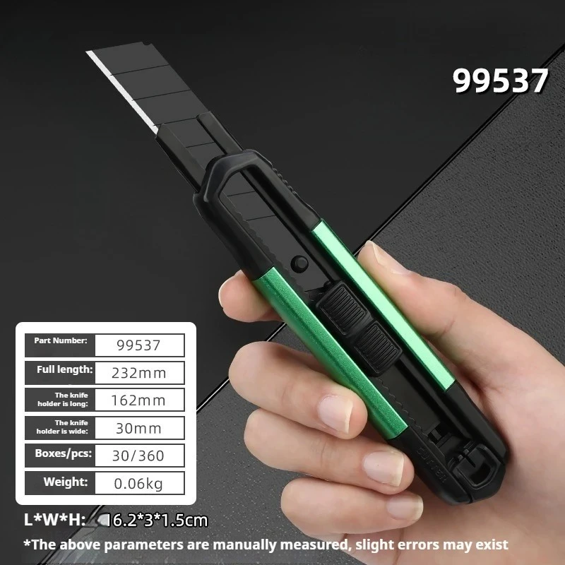 Mijia Art Knife Large Blade Heavy Stainless Steel Thickened Multi-Purpose Wallpaper Knife Tool with Safety Lock Handicraft Tool
Mijia Art Knife Large Blade Heavy Stainless Steel Thickened Multi-Purpose Wallpaper Knife Tool with Safety Lock Handicraft Tool
