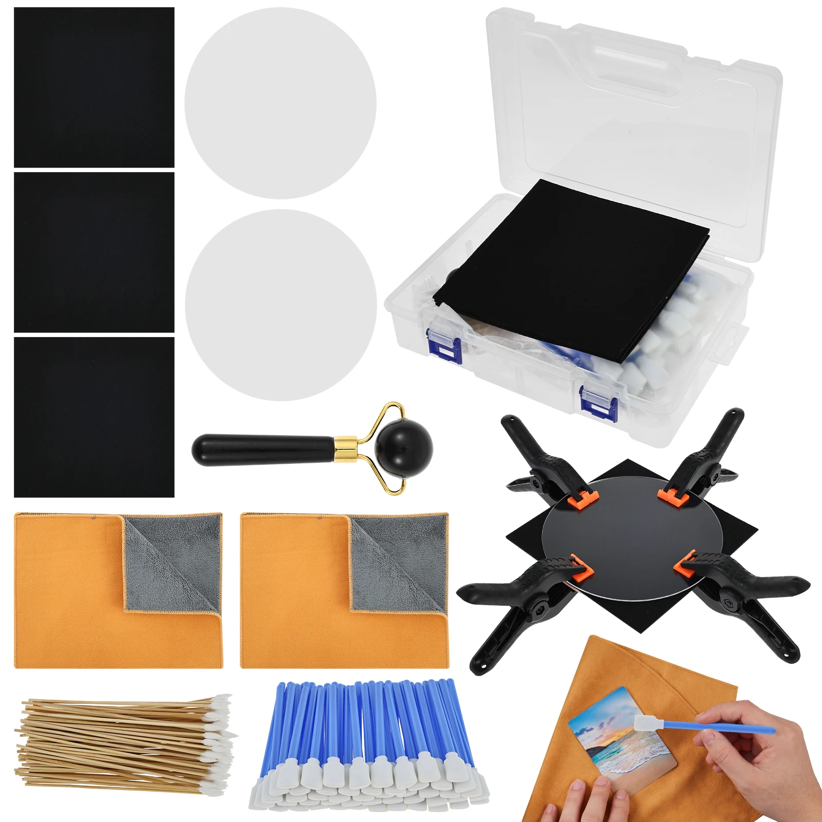 1Set Trading Card Maintenance Kit Card Flattening and Cleaning Set Card Repair Tool with EVA Foam Pressure Clamp for Collectible
1Set Trading Card Maintenance Kit Card Flattening and Cleaning Set Card Repair Tool with EVA Foam Pressure Clamp for Collectible