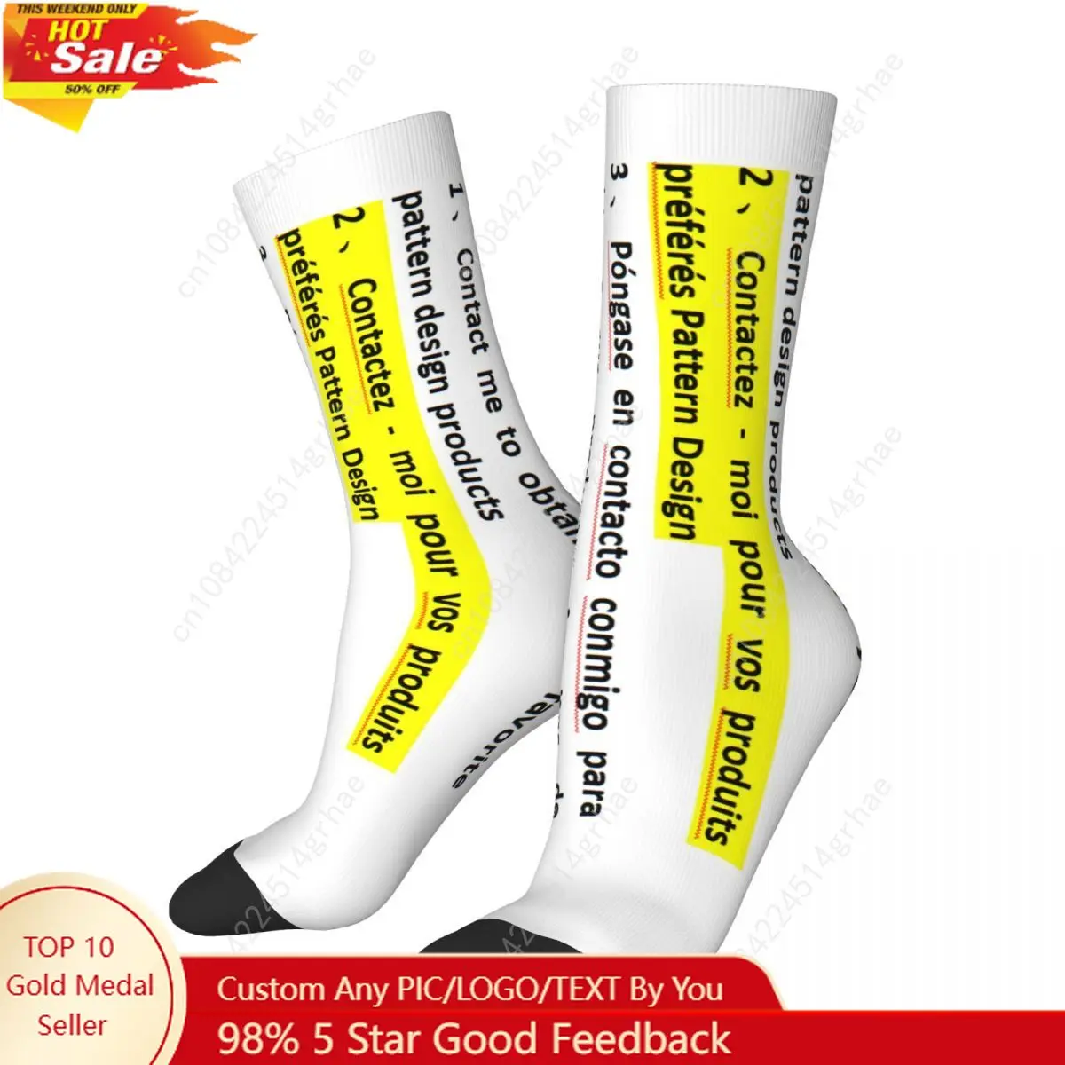 Носки по индивидуальному заказу, супер мягкие чулки в стиле Харадзюку, всесезонные длинные носки, аксессуары для подарков унисекс
Носки по индивидуальному заказу, супер мягкие чулки в стиле Харадзюку, всесезонные длинные носки, аксессуары для подарков унисекс