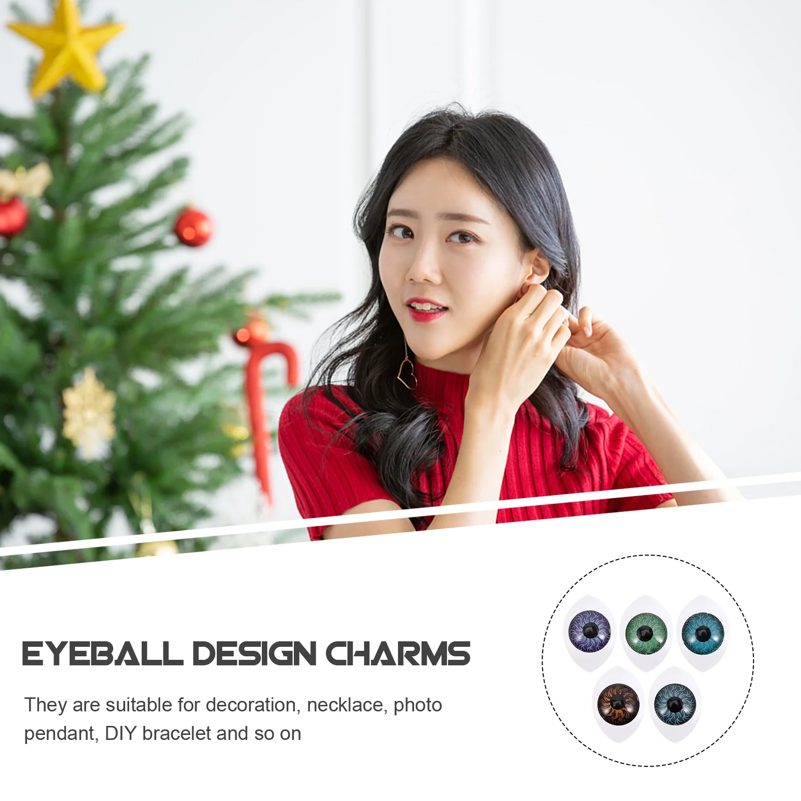 50pcs Plastic Eyeball Diy Jewelry Making Decorative Eye Ball For Necklace Bracelet Pendant Craft Accessories Simulation Eyes
50pcs Plastic Eyeball Diy Jewelry Making Decorative Eye Ball For Necklace Bracelet Pendant Craft Accessories Simulation Eyes