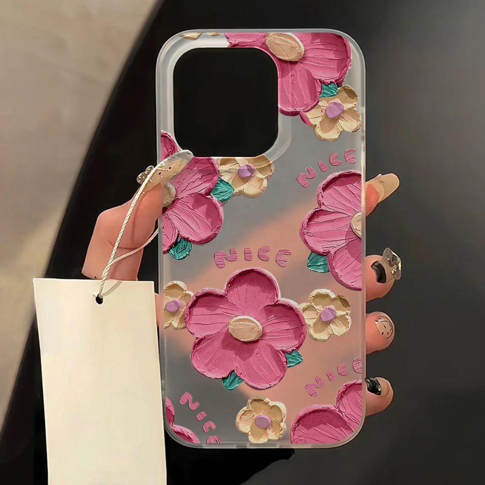 Flower Phone Case For iPhone 17 Pro Max 16 15 13 11 14 12 Pro Max 15 16 Plus Mini Air Silicone Shockproof Soft Matte Clear Cover
Flower Phone Case For iPhone 17 Pro Max 16 15 13 11 14 12 Pro Max 15 16 Plus Mini Air Silicone Shockproof Soft Matte Clear Cover