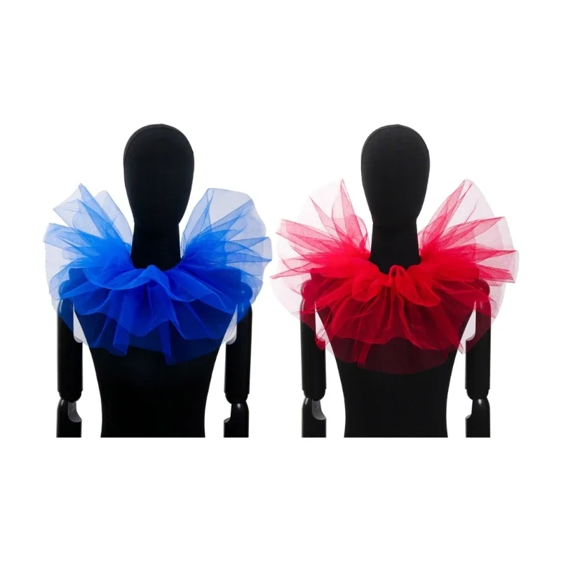 Elizabethan Ruffle Collar Victorian Tulle Collar for Halloween Party and Cosplay Event Clown Collar for Masquerades
Elizabethan Ruffle Collar Victorian Tulle Collar for Halloween Party and Cosplay Event Clown Collar for Masquerades