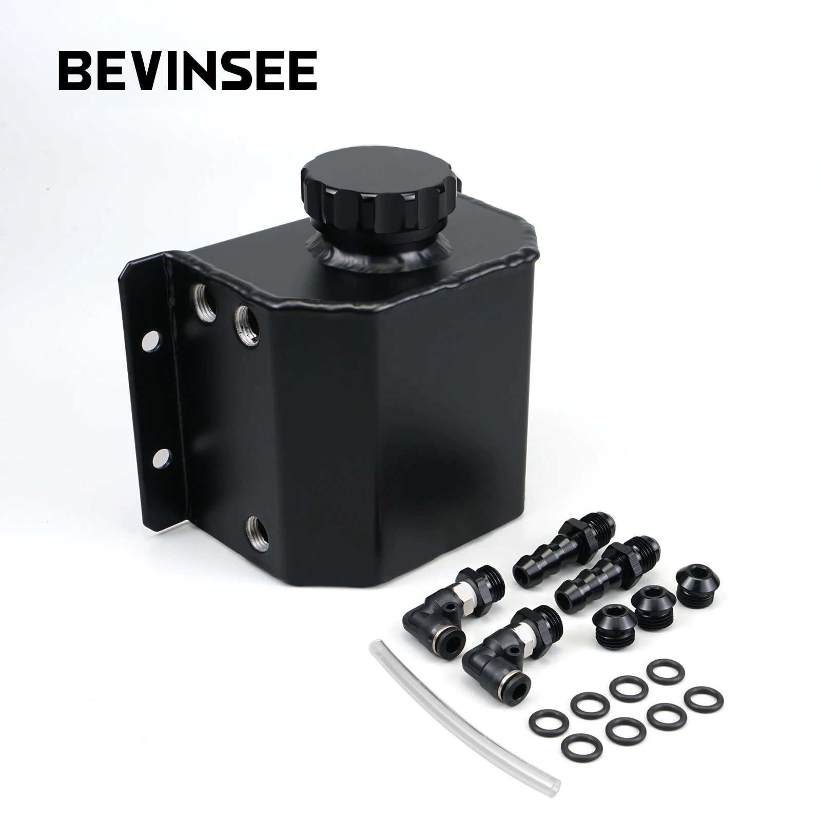 Universal Aluminum 1L Coolant Radiator Overflow Recovery Water Tank Bottle Alloy Car Oil Catch Can Reservoir Fuel Tank Car Parts
Universal Aluminum 1L Coolant Radiator Overflow Recovery Water Tank Bottle Alloy Car Oil Catch Can Reservoir Fuel Tank Car Parts