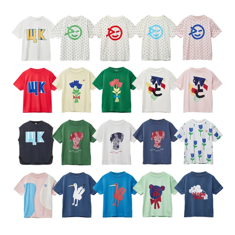 2025 New Children's Clothing Brand Fashion Cartoon Print Boys' T-shirt Short Sleeve Casual Cotton Girls' Tank Top Baby Clothes
2025 New Children's Clothing Brand Fashion Cartoon Print Boys' T-shirt Short Sleeve Casual Cotton Girls' Tank Top Baby Clothes