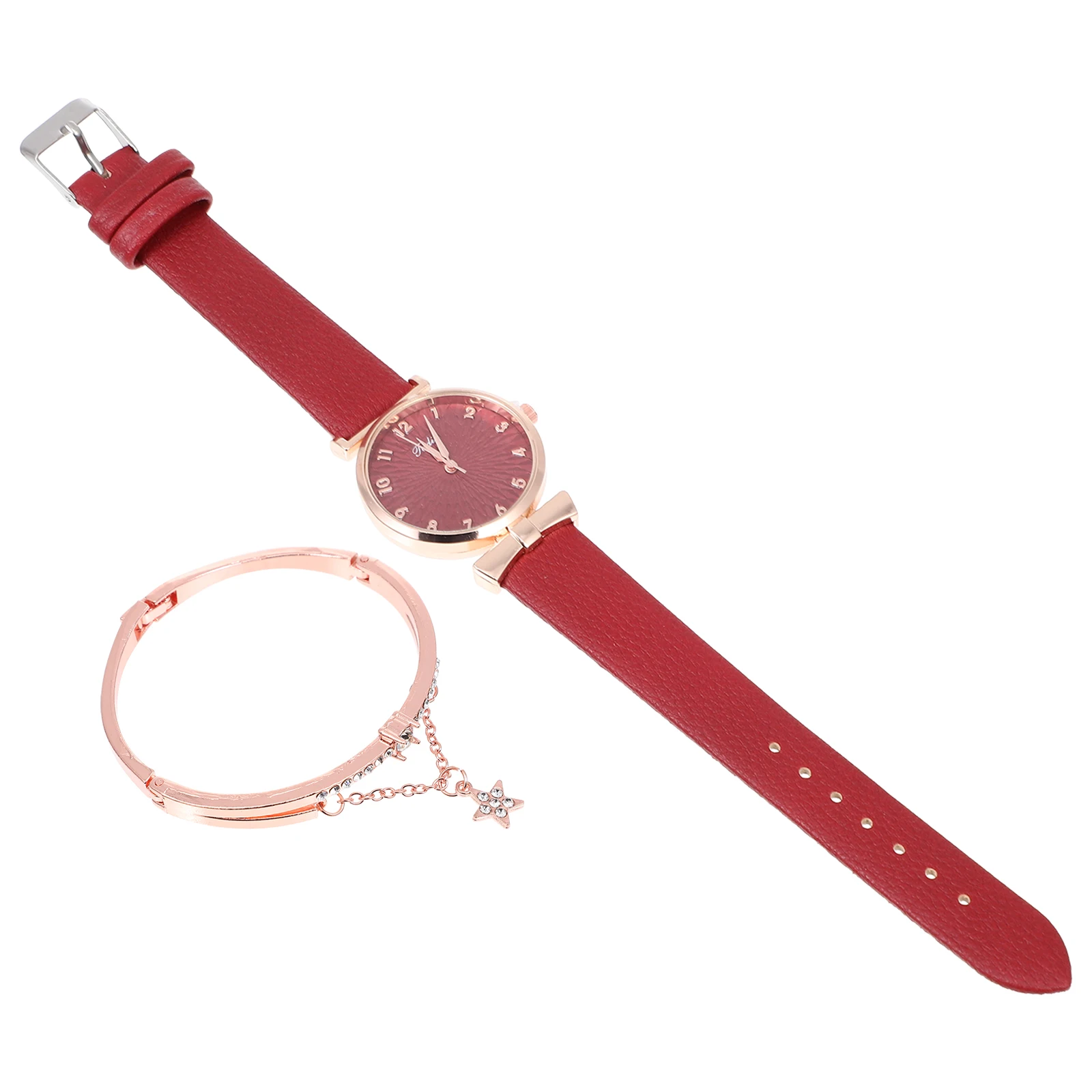 Quartz Watch Bracelet Set Graduation Gift for Women Wrist Bangle Ladies' Watches Ordinary Glass Mirror Stylish
Quartz Watch Bracelet Set Graduation Gift for Women Wrist Bangle Ladies' Watches Ordinary Glass Mirror Stylish