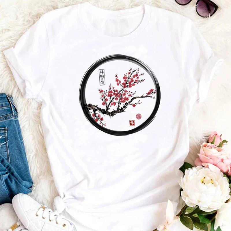 2022 New Sakura Plum Cute Women T-shirt Harajuku Summer New White Casual Short Sleeve T-shirts Female Kawaii y2k Clothes Top Tee
2022 New Sakura Plum Cute Women T-shirt Harajuku Summer New White Casual Short Sleeve T-shirts Female Kawaii y2k Clothes Top Tee