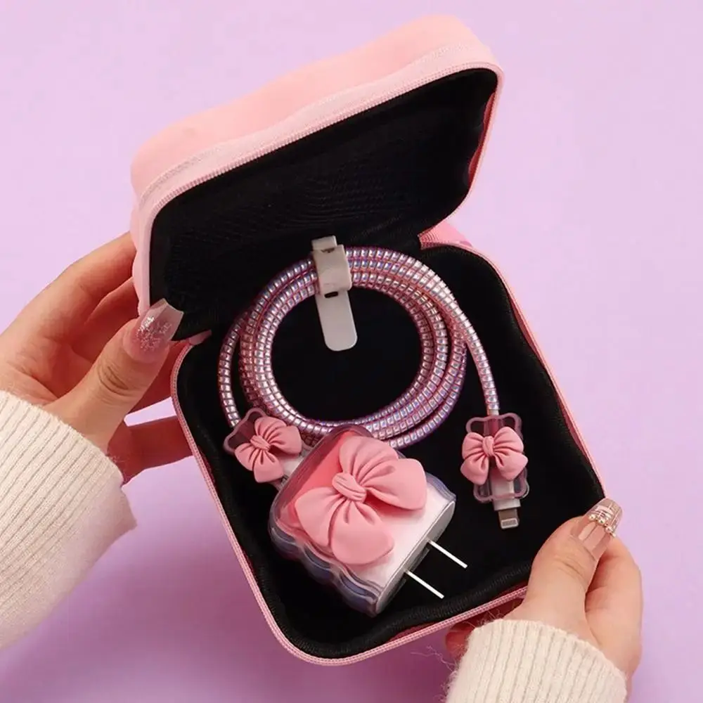 Charger Protector Cable Organiser 3D Bow Protection Sleeve Data Cable Pack TPU Soft Cord Winder Kit Mobile Phone Cable
Charger Protector Cable Organiser 3D Bow Protection Sleeve Data Cable Pack TPU Soft Cord Winder Kit Mobile Phone Cable