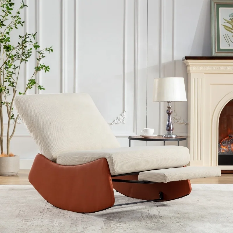 #Solid Wood Frame Recliner with Footrest Single Piece Living Room Rocking Chair for Bedroom or Hotel Factory Sale
#Solid Wood Frame Recliner with Footrest Single Piece Living Room Rocking Chair for Bedroom or Hotel Factory Sale