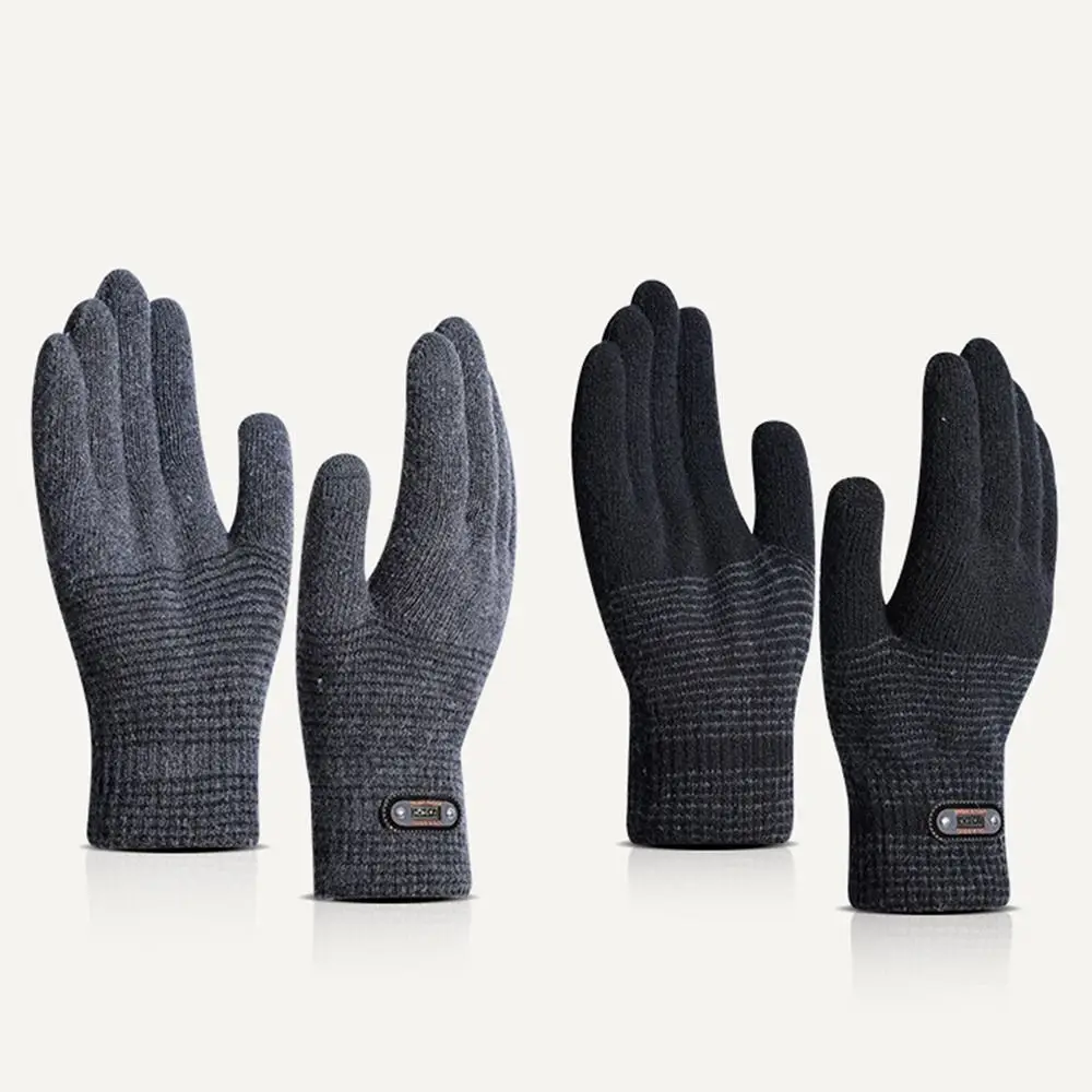 Daily Thickened Knitted Warm Gloves Windproof Coldproof Touch Screen All Finger Gloves Anti Slip Mittens for Riding Cycling
Daily Thickened Knitted Warm Gloves Windproof Coldproof Touch Screen All Finger Gloves Anti Slip Mittens for Riding Cycling