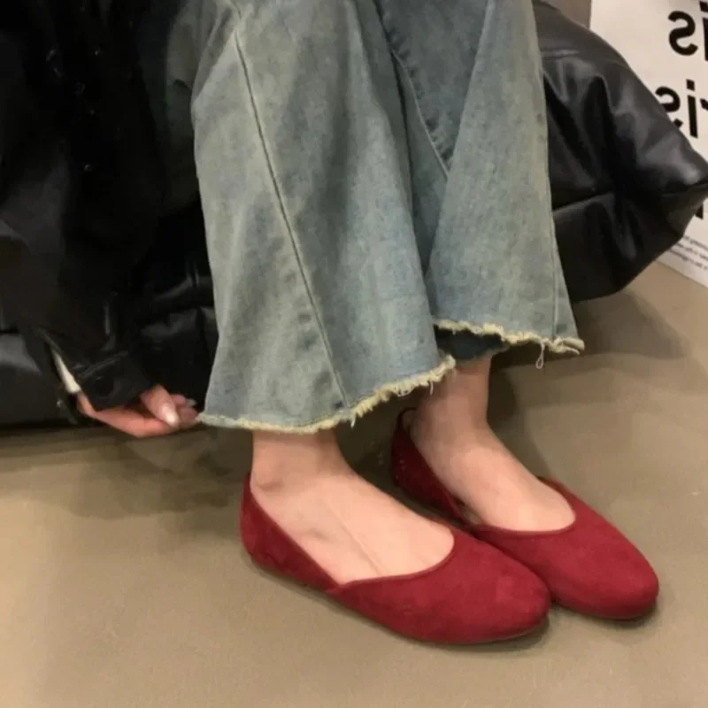 Shoes for Women 2025 High Quality Shallow Women's Flats Fashion Round Toe Daily Flats Women Hot Sale Solid Flat Low Heelszapatos
Shoes for Women 2025 High Quality Shallow Women's Flats Fashion Round Toe Daily Flats Women Hot Sale Solid Flat Low Heelszapatos