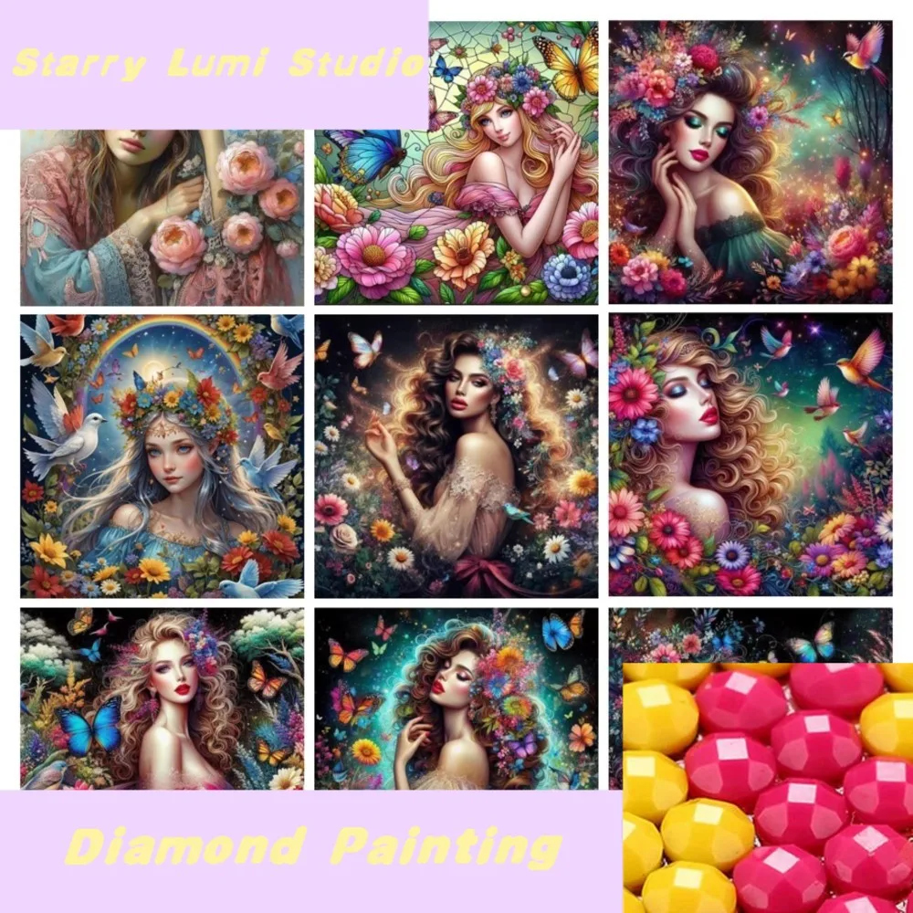 Diy 5d Diamond Painting Flower Full Mosaic Embroidery Beautiful Woman Lady Jewelry Cross Stitch Kits
Diy 5d Diamond Painting Flower Full Mosaic Embroidery Beautiful Woman Lady Jewelry Cross Stitch Kits
