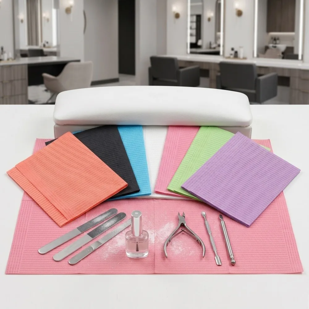 50/125 Sheets Disposable Nail Art Table Mat Waterproof Absorbent Tattoo Table Covers Blue white orange green Pink Black
50/125 Sheets Disposable Nail Art Table Mat Waterproof Absorbent Tattoo Table Covers Blue white orange green Pink Black