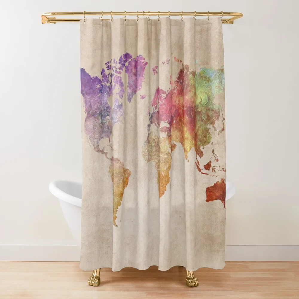 Map of the world art watercolor #map #worldmap Shower Curtain Modern Accessory Bathrooms Window Bathroom Accessorys Curtain
Map of the world art watercolor #map #worldmap Shower Curtain Modern Accessory Bathrooms Window Bathroom Accessorys Curtain