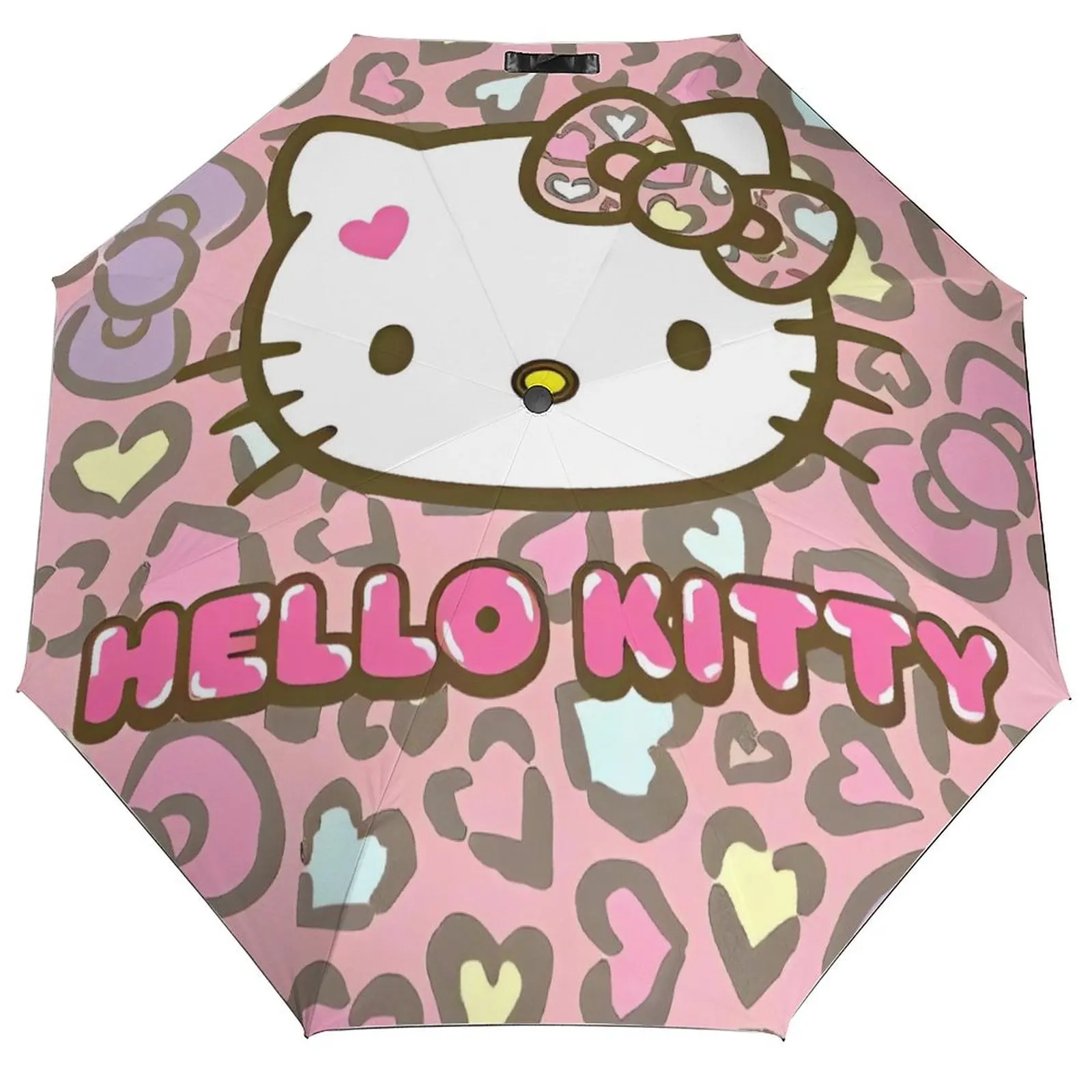 Kawaii Hello Kitty, милый мультяшный зонт, автоматический зонт от солнца для мужчин и женщин, красочный художественный принт, портативный дорожный зонт
Kawaii Hello Kitty, милый мультяшный зонт, автоматический зонт от солнца для мужчин и женщин, красочный художественный принт, портативный дорожный зонт