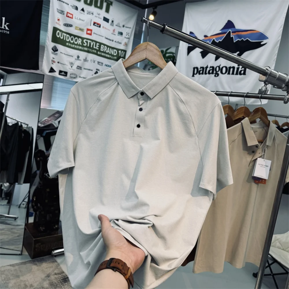 Miosam Высококачественные мужские быстросохнущие дышащие удобные топы 7A, ультралегкая повседневная футболка-поло из антибактериальной технологией
Miosam Высококачественные мужские быстросохнущие дышащие удобные топы 7A, ультралегкая повседневная футболка-поло из антибактериальной технологией