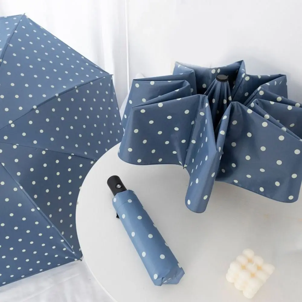 Automatic/Manual Polka Dot Umbrella UV Protection Black Coated Dual Use Umbrella Folding Lightweight Automatic Umbrella Summer
Automatic/Manual Polka Dot Umbrella UV Protection Black Coated Dual Use Umbrella Folding Lightweight Automatic Umbrella Summer