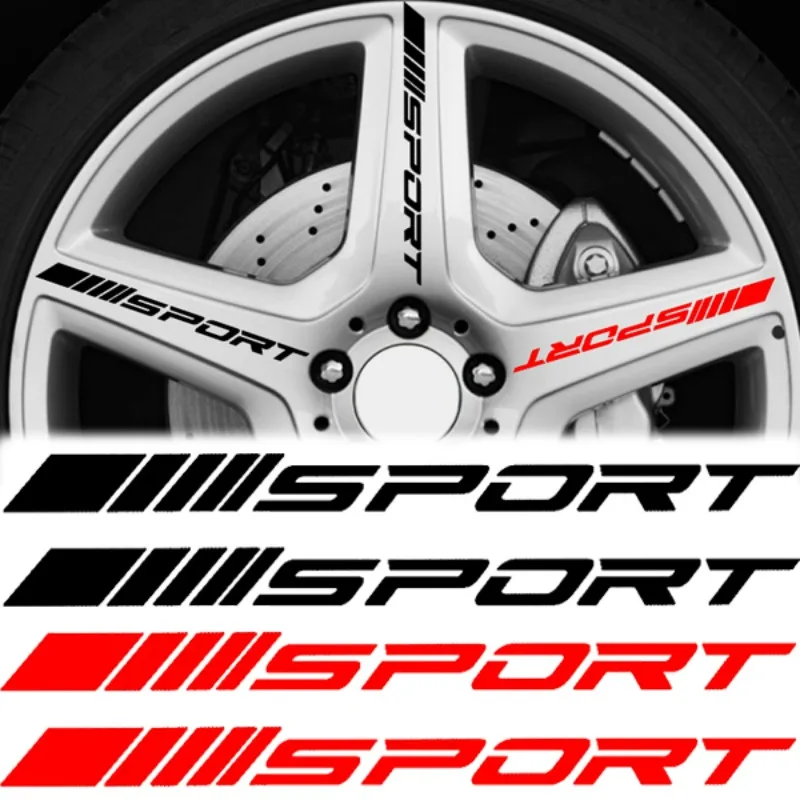 4PCS Racing SPORT Letter Car Stickers - Waterproof UV Resistant PET Vinyl Decal for Auto Wheel Rims Hub Tire Styling Decoration
4PCS Racing SPORT Letter Car Stickers - Waterproof UV Resistant PET Vinyl Decal for Auto Wheel Rims Hub Tire Styling Decoration