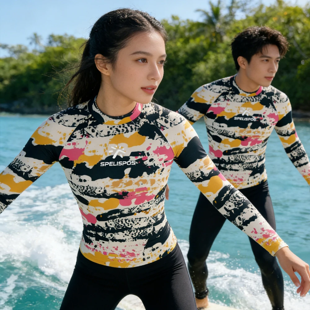Surfing Clothing Long Sleeve Men's and Women's Surf Clothes UPF50+ Swimsuit Beachwear Breathable for Water Sport Fishing Touring
Surfing Clothing Long Sleeve Men's and Women's Surf Clothes UPF50+ Swimsuit Beachwear Breathable for Water Sport Fishing Touring