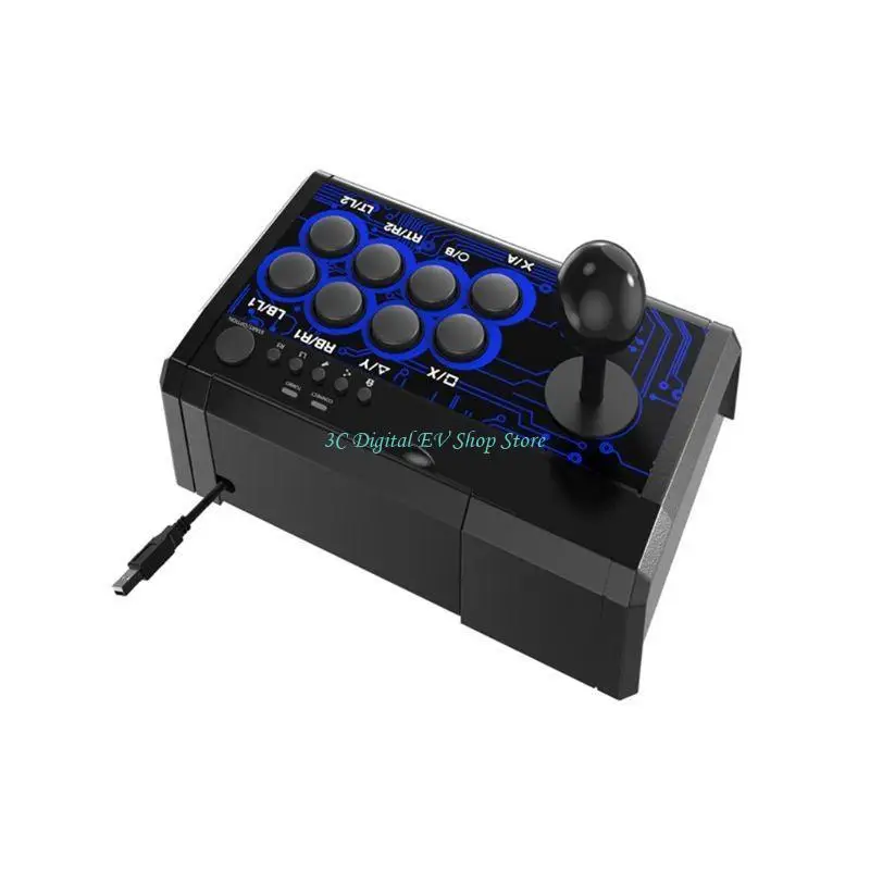 E74D 7-in-1 Retro Arcade Station USB Rocker Fighting Game Joystick
E74D 7-in-1 Retro Arcade Station USB Rocker Fighting Game Joystick