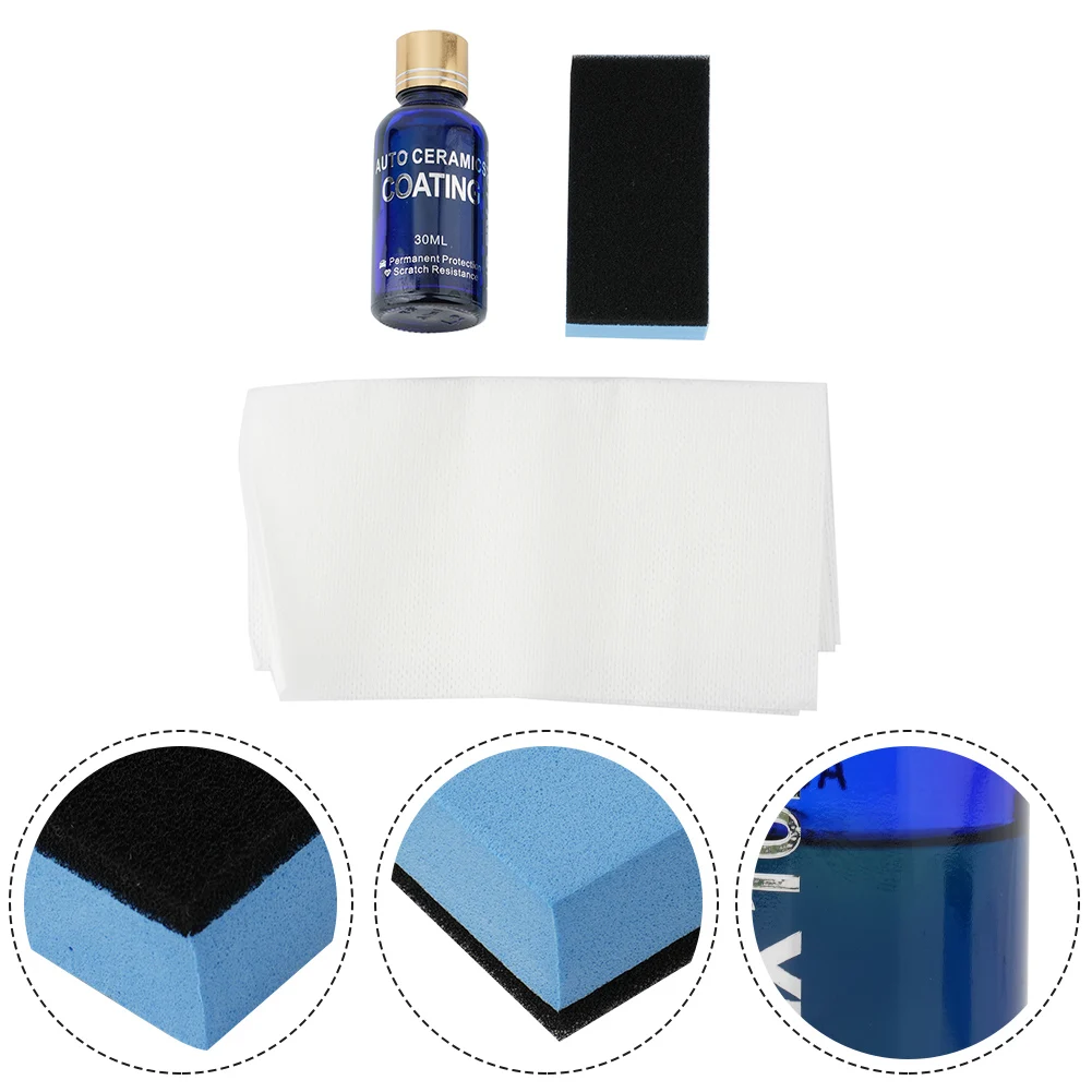 1set Automotive Liquid Ceramic Coating Sponge Towel Instruction Manual Kit 30mL 10H Hardness Car Repair Maintenance Parts
1set Automotive Liquid Ceramic Coating Sponge Towel Instruction Manual Kit 30mL 10H Hardness Car Repair Maintenance Parts