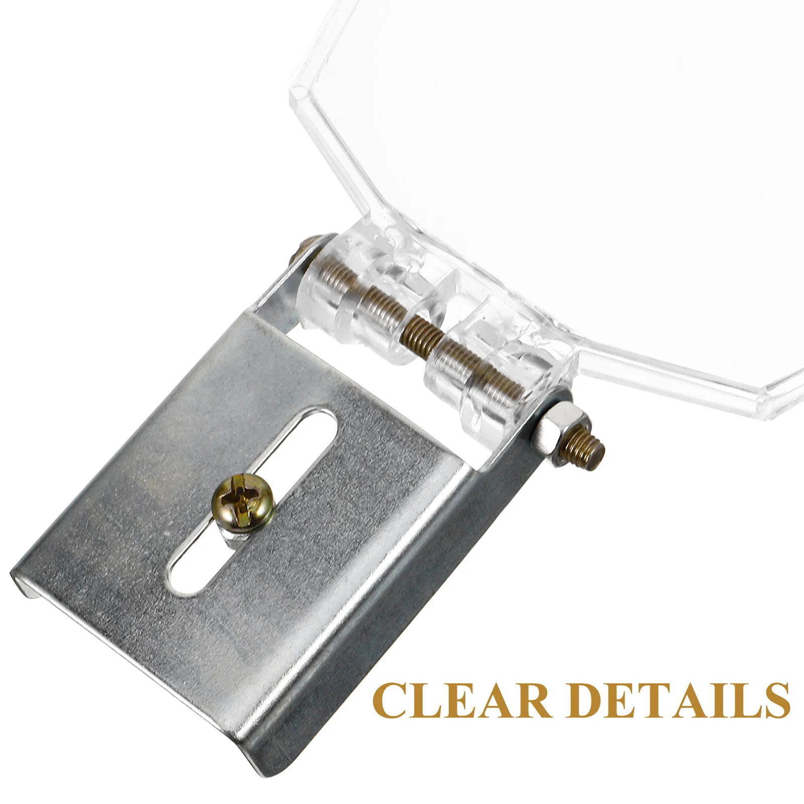 1Pair Bench Grinder Protective Transparent Eyeshields Shield Set for Vertical Tabletop Machines Eye Guard Bench Guard Shield
1Pair Bench Grinder Protective Transparent Eyeshields Shield Set for Vertical Tabletop Machines Eye Guard Bench Guard Shield