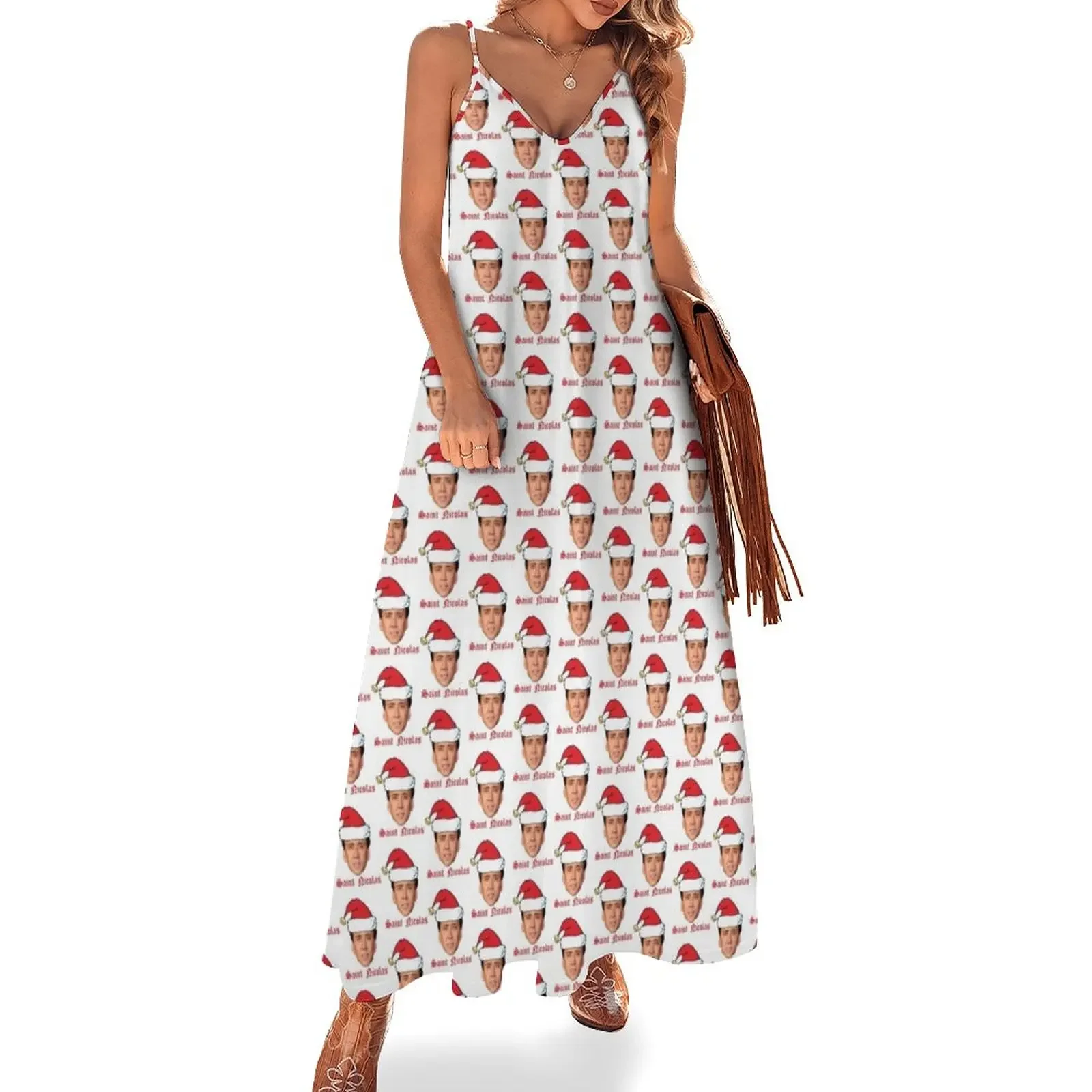 Saint Nicolas Cage Christmas Card Sleeveless Dress party dresses woman dresses for women 2025 clothes for women clothes
Saint Nicolas Cage Christmas Card Sleeveless Dress party dresses woman dresses for women 2025 clothes for women clothes
