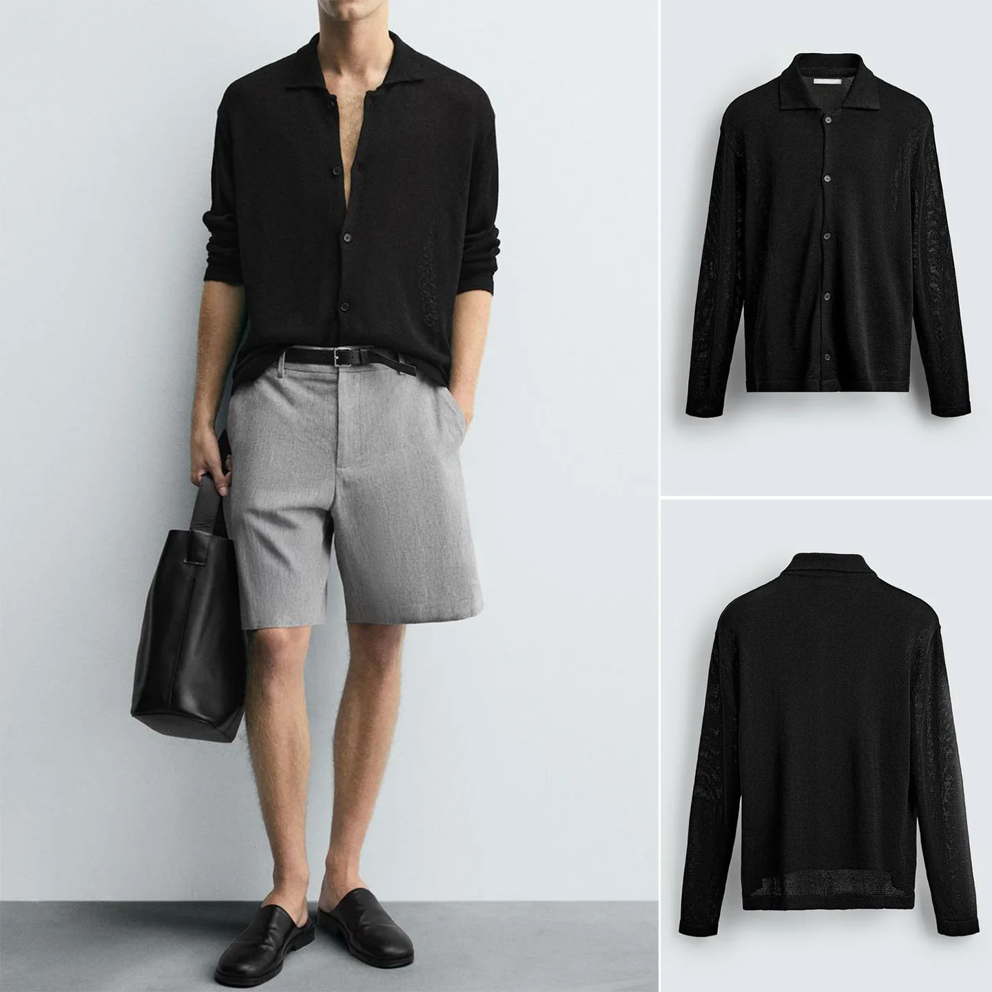 Casual Knitted Long Sve irt Jaet for Men Loose Fit Lightweight Open Cardigan Polyester Fiber Deformable Autumn Wear
Casual Knitted Long Sve irt Jaet for Men Loose Fit Lightweight Open Cardigan Polyester Fiber Deformable Autumn Wear