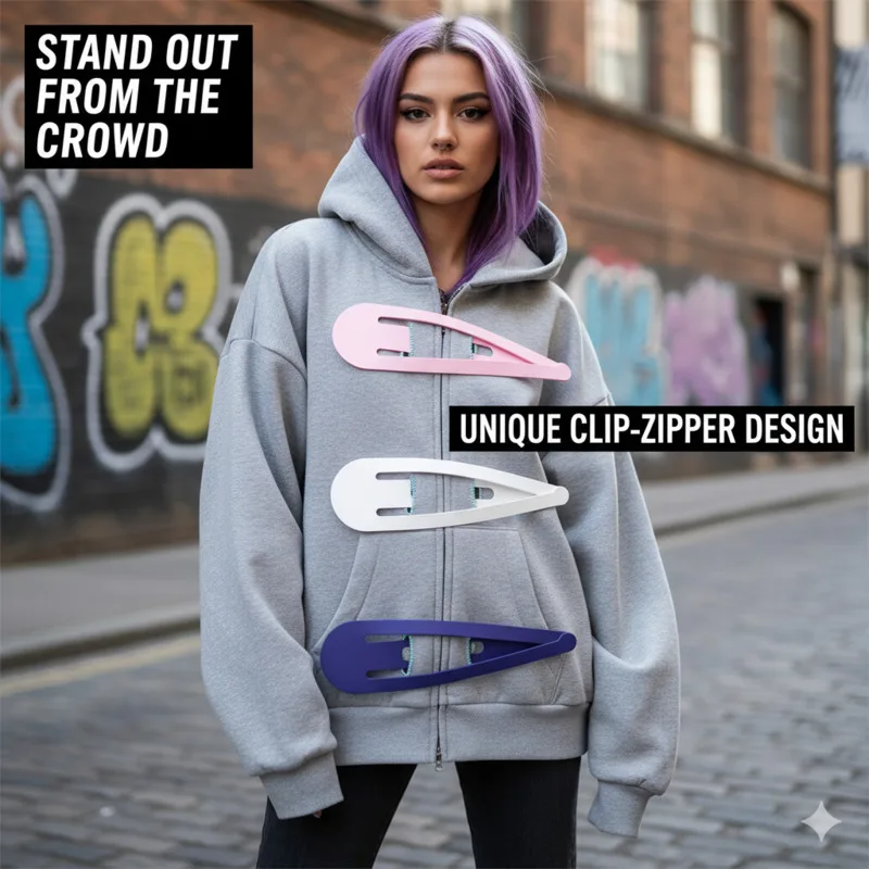 Американская толстовка Y2K оверсайз с капюшоном и большими заколками, ретро-куртка на молнии в уличном стиле, повседневный кардиган для девочек, новинка
Американская толстовка Y2K оверсайз с капюшоном и большими заколками, ретро-куртка на молнии в уличном стиле, повседневный кардиган для девочек, новинка