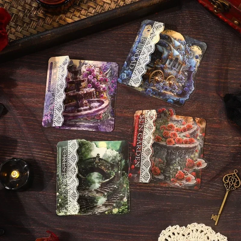 12sheets PET Sticker Gothic Park Material Decoration Collage base stickers Note Supplies Handbook Scrapbooking Cut 188*93mm
12sheets PET Sticker Gothic Park Material Decoration Collage base stickers Note Supplies Handbook Scrapbooking Cut 188*93mm