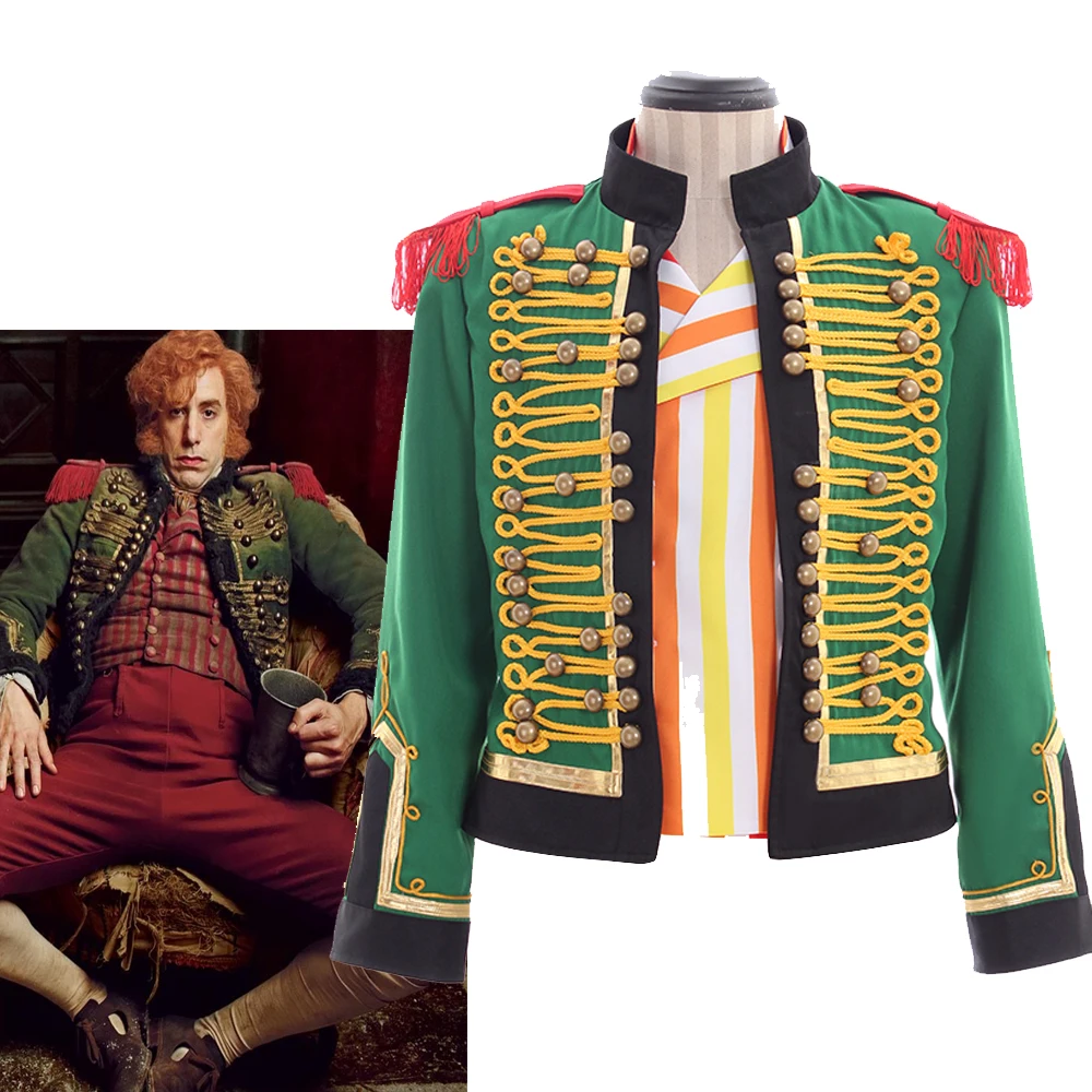 Музыкальный костюм Les Miserable для косплея Mr Thénardier, мужская зеленая куртка в стиле милитари, рубашка, пальто для выступления на сцене на Хэллоуин
Музыкальный костюм Les Miserable для косплея Mr Thénardier, мужская зеленая куртка в стиле милитари, рубашка, пальто для выступления на сцене на Хэллоуин
