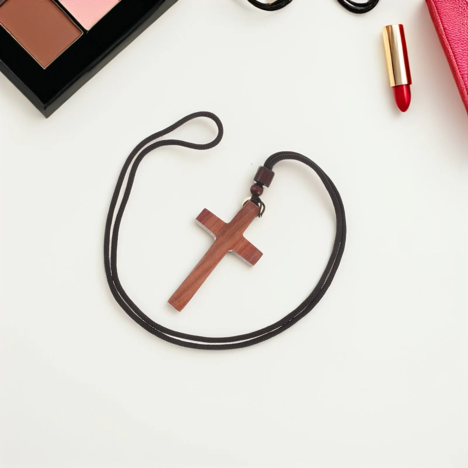 Wooden Cross Pendant Necklace Sandalwood Classic Crucifix Vintage Christian Jewelry Easter Church Daily Wear Easter Jewelry
Wooden Cross Pendant Necklace Sandalwood Classic Crucifix Vintage Christian Jewelry Easter Church Daily Wear Easter Jewelry