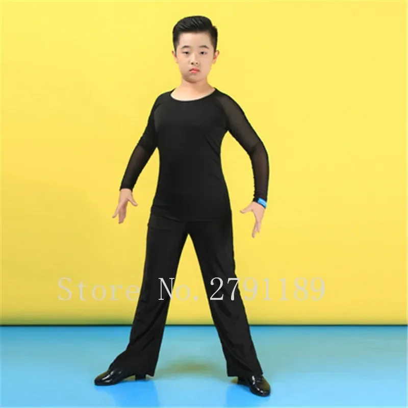 New Children Latin Dance tops and pants Boys Practice Clothes Summer Latin Competition Performance Costumes Shirt Pants Suit
New Children Latin Dance tops and pants Boys Practice Clothes Summer Latin Competition Performance Costumes Shirt Pants Suit