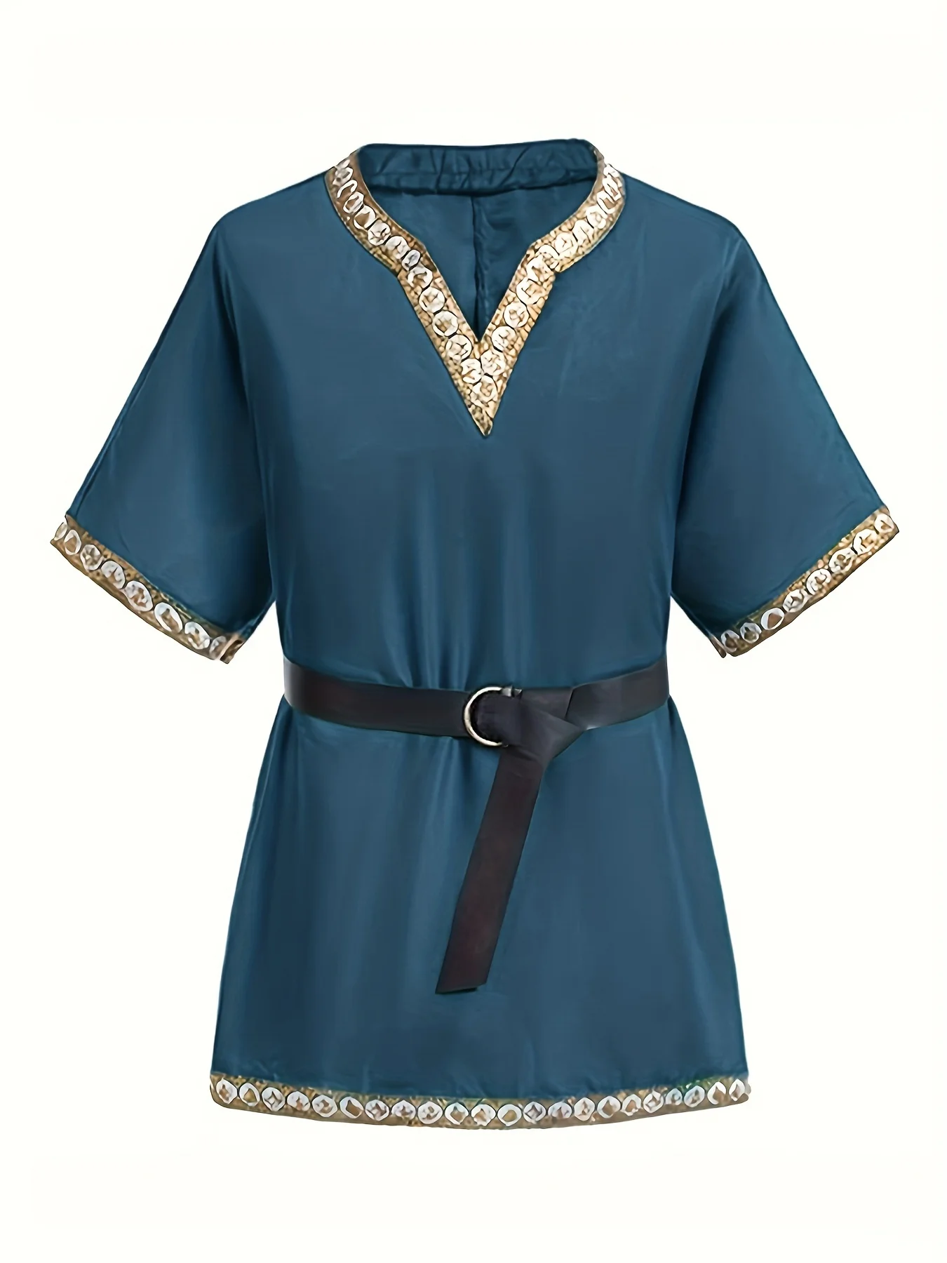 Men's Dress up Clothing Pirate Clothing Pure Color Belt Polyester Fiber (Polyester) V-Neck Non-Elastic Half-Sleeve Mid-Length
Men's Dress up Clothing Pirate Clothing Pure Color Belt Polyester Fiber (Polyester) V-Neck Non-Elastic Half-Sleeve Mid-Length