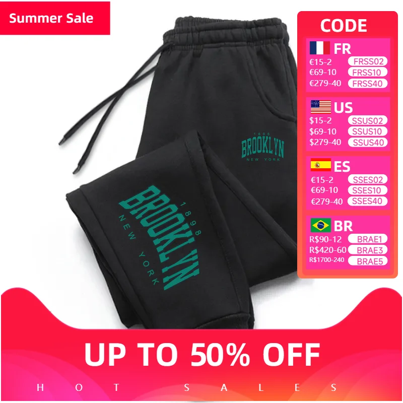 Mens Sweatpants Brooklyn Printing New Jogging Pants High Quality Fashion Casual Tracksuit Trousers Harajuku Sport Streetwear y2k
Mens Sweatpants Brooklyn Printing New Jogging Pants High Quality Fashion Casual Tracksuit Trousers Harajuku Sport Streetwear y2k
