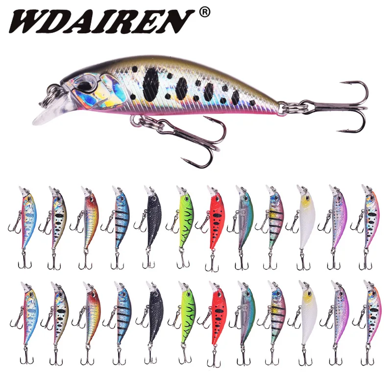 1pcs Sinking Small Minnow Wobblers Fishing Lure Plastic Artificial Hard Baits Hand Crankbaits For Bass Trout Carp Fishing Tackle
1pcs Sinking Small Minnow Wobblers Fishing Lure Plastic Artificial Hard Baits Hand Crankbaits For Bass Trout Carp Fishing Tackle