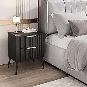 Solid Wood Nightstand with 2 luted Ders & Adjustable Shel, Multi-Use Bede Table, End Table or Bedroom, 15.74" D x 17.71" W x 21.
Solid Wood Nightstand with 2 luted Ders & Adjustable Shel, Multi-Use Bede Table, End Table or Bedroom, 15.74" D x 17.71" W x 21.