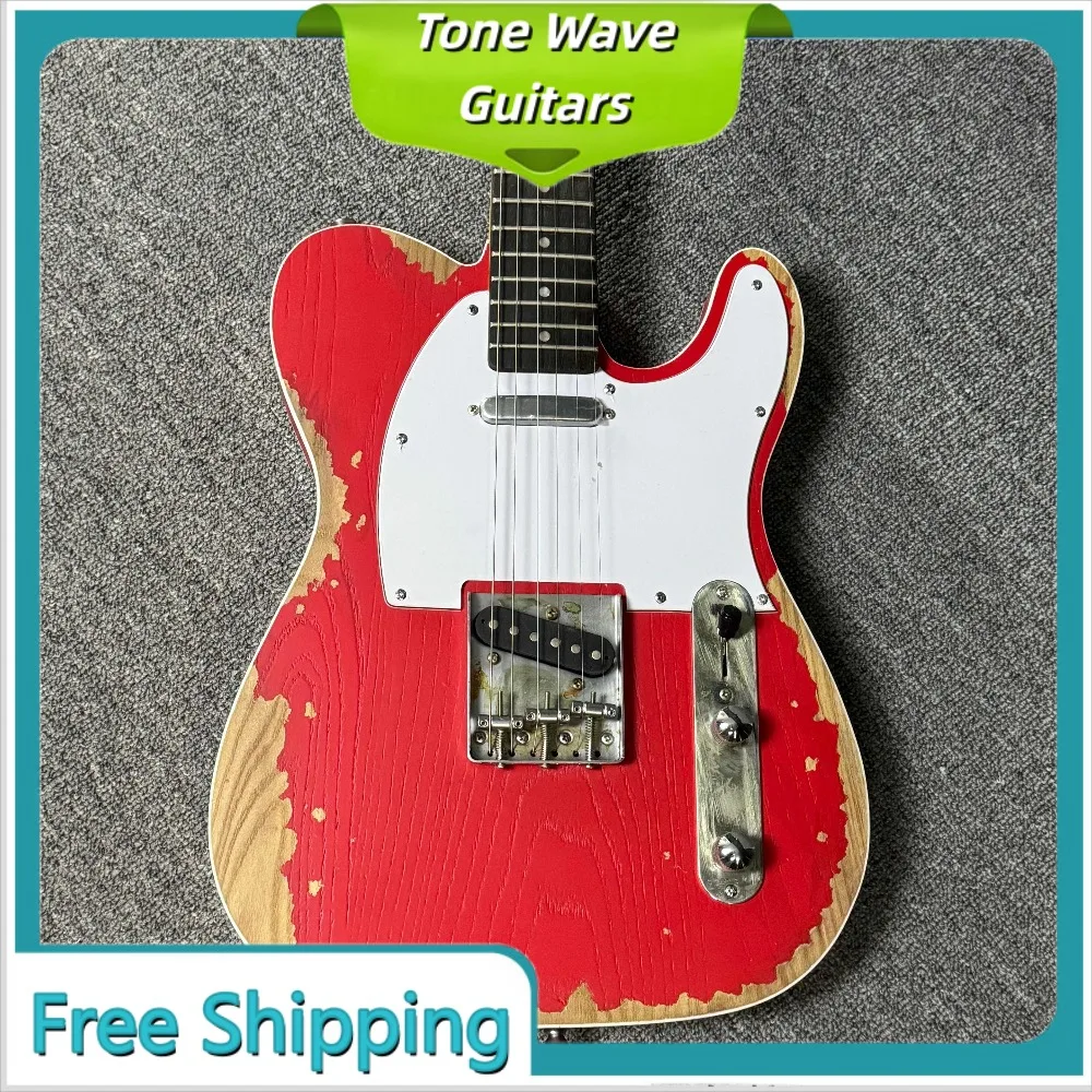 TLE Electric Guitar Make old Red Ash Body Maple Fingerboard Vintage Tone SS Pickup Collectible Guitar Premium Music Gift
TLE Electric Guitar Make old Red Ash Body Maple Fingerboard Vintage Tone SS Pickup Collectible Guitar Premium Music Gift