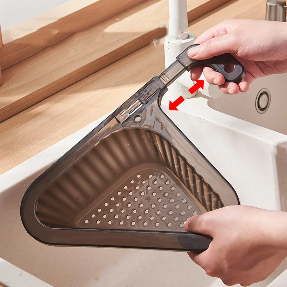 Kitchen Triangular Sink Strainer Drain Storage Tool Basket Suction Cup Sink Filter Rack Tool Fruit Vegetable Drainer Sponge Rack
Kitchen Triangular Sink Strainer Drain Storage Tool Basket Suction Cup Sink Filter Rack Tool Fruit Vegetable Drainer Sponge Rack