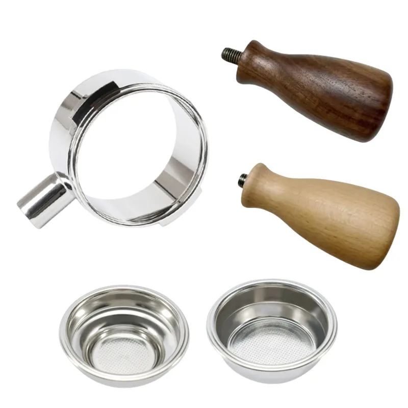 For Welhome WPM KD310/330/210S/210 S2/230/270/320/410/510 Coffee Maker 58mm Bottomless Portafilter with Short Wood M10 Handle
For Welhome WPM KD310/330/210S/210 S2/230/270/320/410/510 Coffee Maker 58mm Bottomless Portafilter with Short Wood M10 Handle