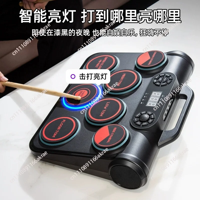 for Drum Set Adult Portable Percussion Tabletop Instrument Children's Puzzle Practice Tabletop Electronic Drum
for Drum Set Adult Portable Percussion Tabletop Instrument Children's Puzzle Practice Tabletop Electronic Drum