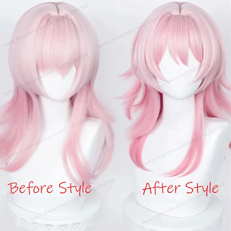 March 7th Wig 50cm Pink Gradient Hair Honkai Star Rail Cosplay Anime Heat Resistant Synthetic Wigs
March 7th Wig 50cm Pink Gradient Hair Honkai Star Rail Cosplay Anime Heat Resistant Synthetic Wigs