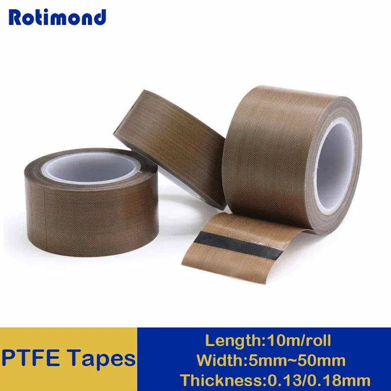 10m/roll PTFE Tape Adhesive Cloth Insulated Vacuum High Temperature Resistant Electrical Heat Insulation Sealing PTFE Tapes
10m/roll PTFE Tape Adhesive Cloth Insulated Vacuum High Temperature Resistant Electrical Heat Insulation Sealing PTFE Tapes