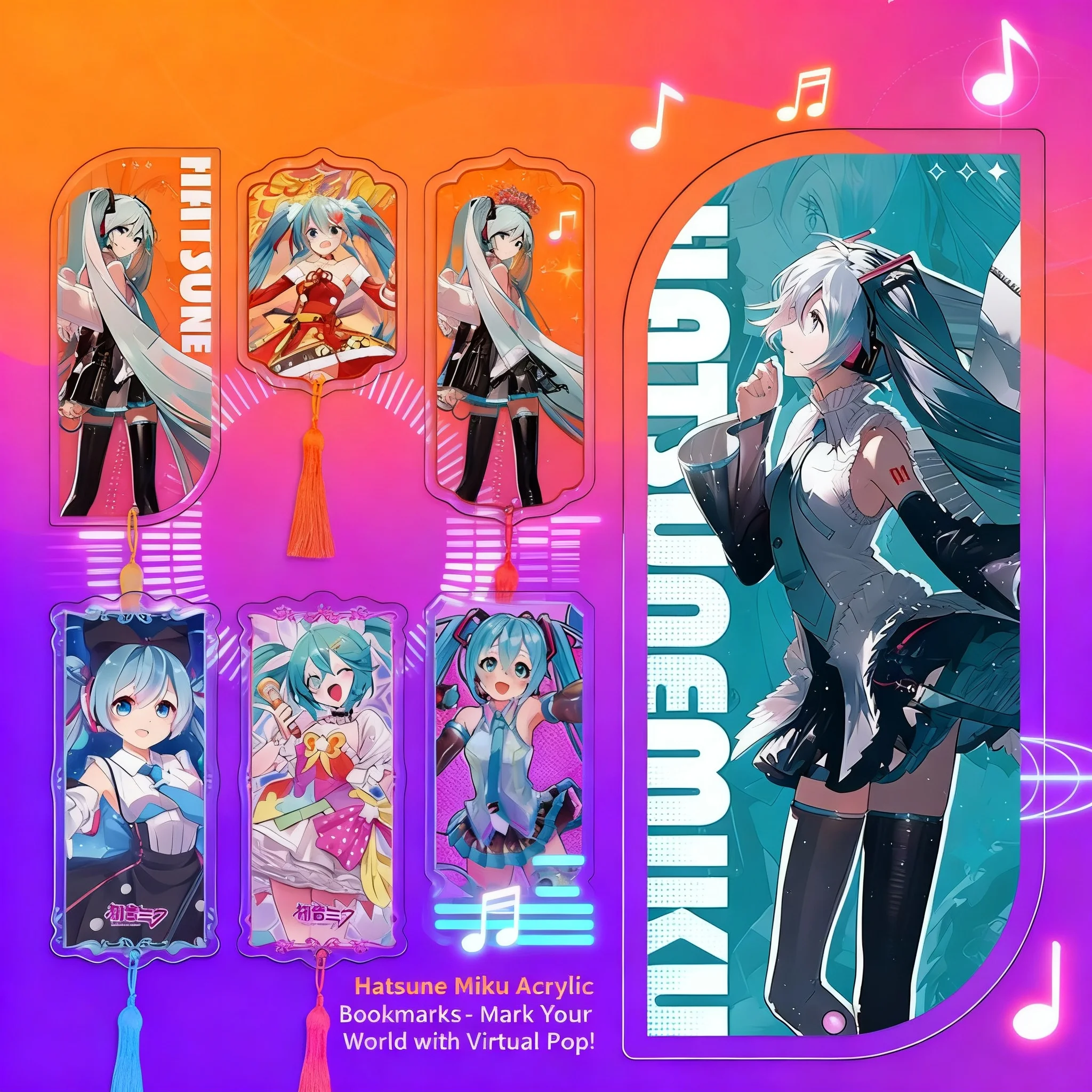 Hatsune Miku Ancient Style Acrylic Bookmark High Definition Print Anime Miku Merchandise Wholesale
Hatsune Miku Ancient Style Acrylic Bookmark High Definition Print Anime Miku Merchandise Wholesale