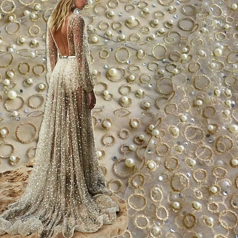 Best luxury Paradise wedding Party Super material For luxurious lady embroidery flashing Beads stones pearls heavy embroidered
Best luxury Paradise wedding Party Super material For luxurious lady embroidery flashing Beads stones pearls heavy embroidered