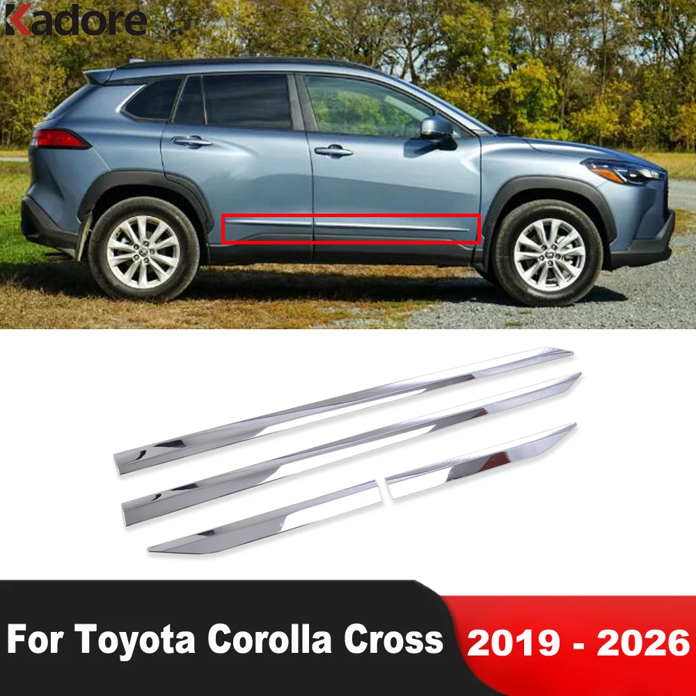 Side Door Body Trim For Toyota Corolla Cross 2019-2022 2023 2024 2025 2026 Chrome Car Door Panel Line Streamer Strip Accessories
Side Door Body Trim For Toyota Corolla Cross 2019-2022 2023 2024 2025 2026 Chrome Car Door Panel Line Streamer Strip Accessories