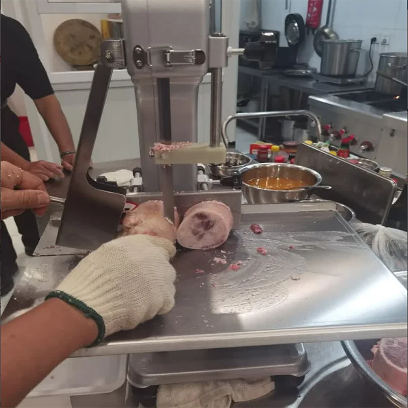 Commercial Electric Table Top Frozen Meat and Bone Band Saw Cutter for Butcher Chicken Beef Cow
Commercial Electric Table Top Frozen Meat and Bone Band Saw Cutter for Butcher Chicken Beef Cow