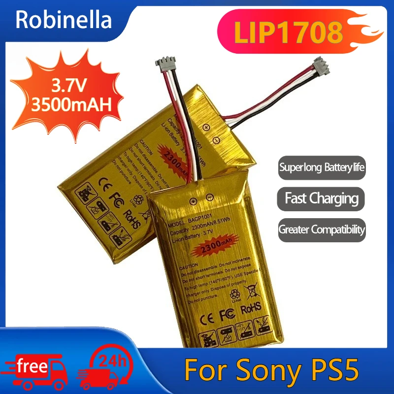 Аккумулятор повышенной емкости 3500 мАч для беспроводного контроллера Sony PS5 DualSense, сменный аккумулятор
Аккумулятор повышенной емкости 3500 мАч для беспроводного контроллера Sony PS5 DualSense, сменный аккумулятор
