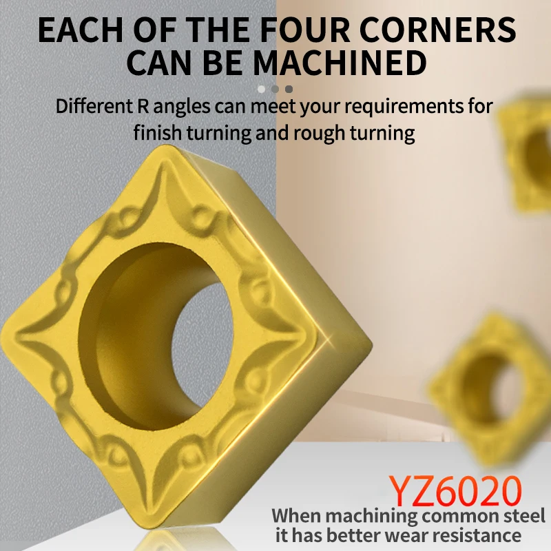 Маленькое квадратное лезвие SCMT09T3 используется для обработки стальных деталей с односторонним наружным кругом и токарным станком с внутренним отверстием.
Маленькое квадратное лезвие SCMT09T3 используется для обработки стальных деталей с односторонним наружным кругом и токарным станком с внутренним отверстием.