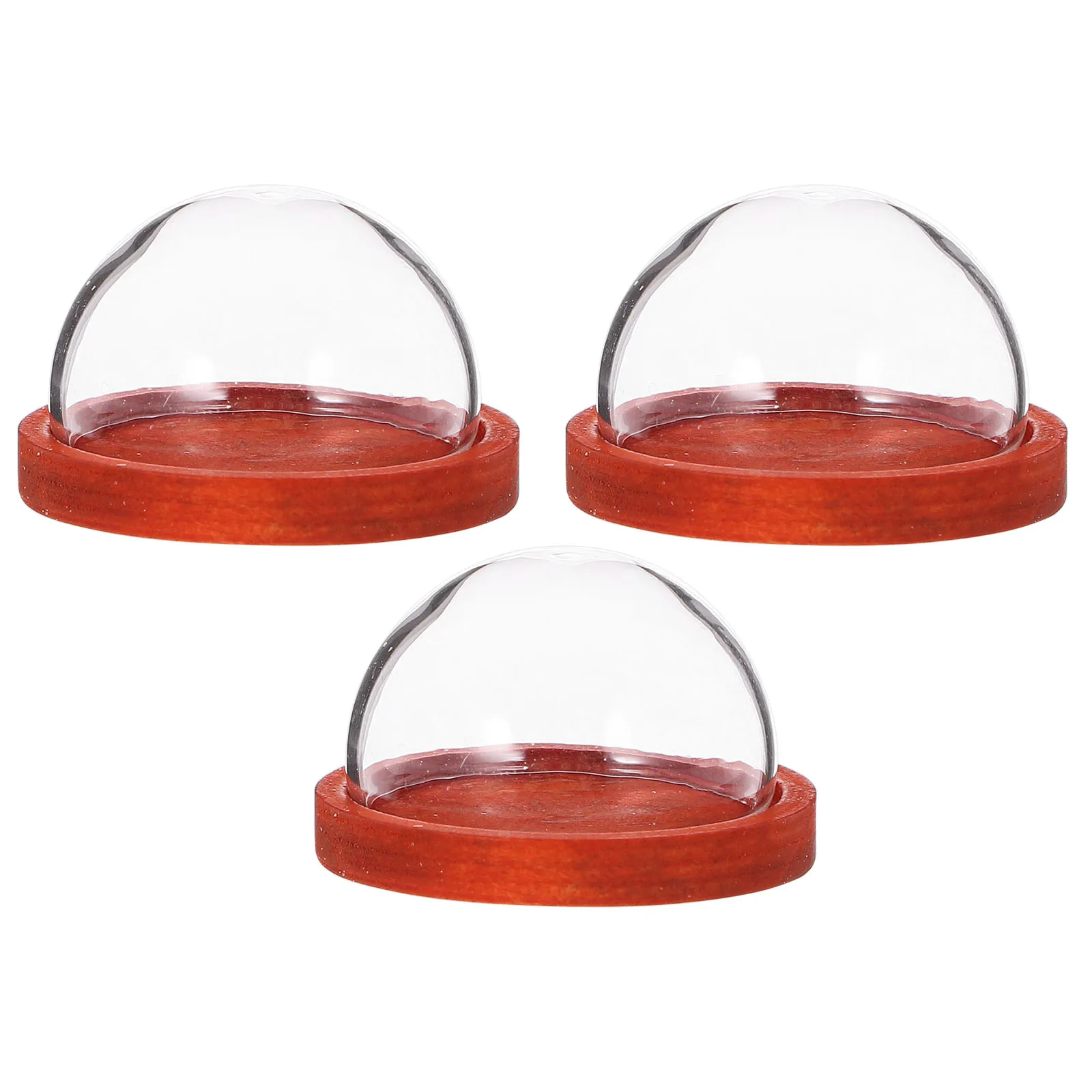 3 Pcs Immortal Flower Bell Cover Decoration Glass Display Dome Cloche with Base Pendant
3 Pcs Immortal Flower Bell Cover Decoration Glass Display Dome Cloche with Base Pendant