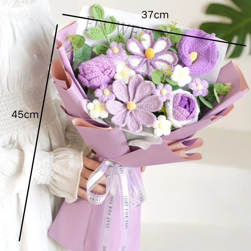 Teachers' Day Gift, Hand-crocheted Wool Flower, Large Bouquet of Simulated Flowers, Birthday Gift for Teachers
Teachers' Day Gift, Hand-crocheted Wool Flower, Large Bouquet of Simulated Flowers, Birthday Gift for Teachers
